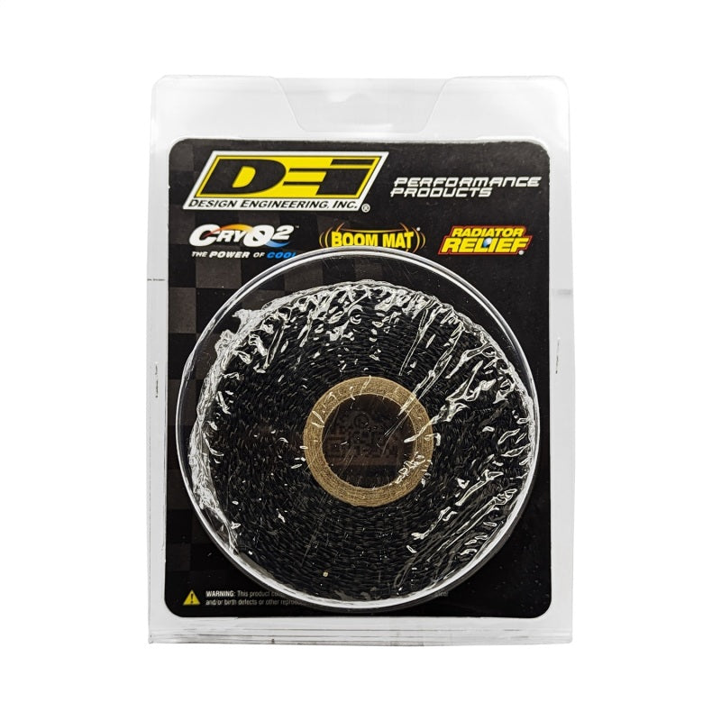DEI Black Titanium Exhaust Wrap 2-inch x 15-foot - High-Performance Thermal Protection for Automotive Exhaust Systems