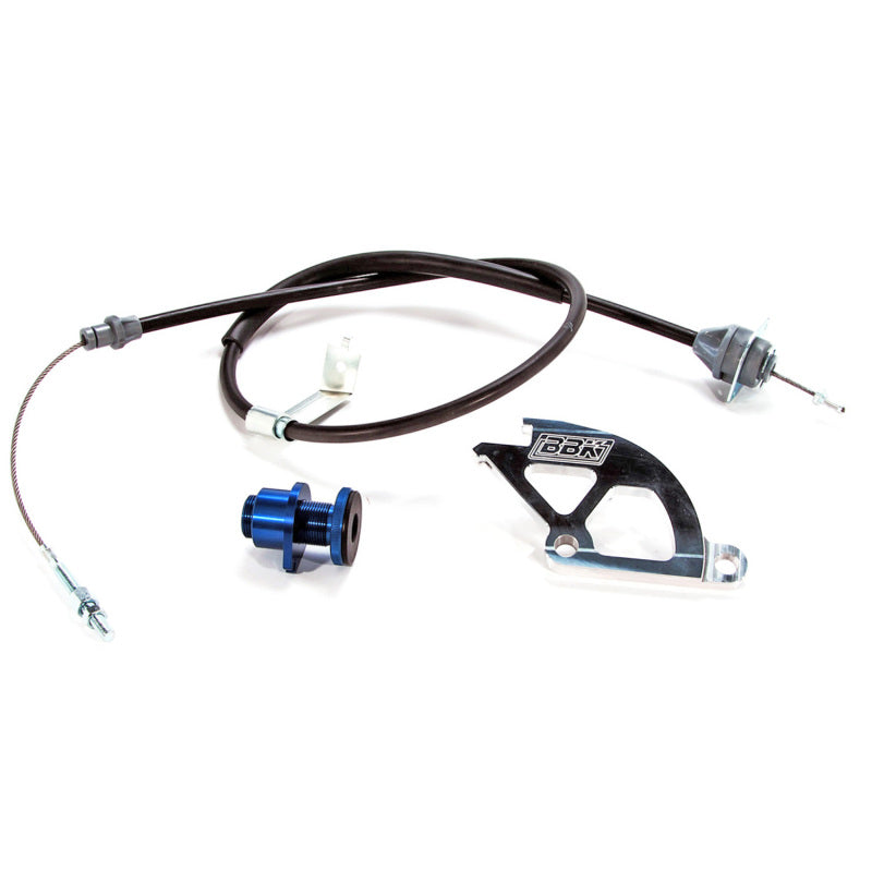 BBK 79-95 Mustang Adjustable Clutch Quadrant Cable and Firewall Adjuster Kit