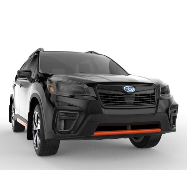 Rally Armor 19-21 Subaru Forester Black UR Mud Flaps with Grey Logo – Durable Polyurethane Vehicle Protection