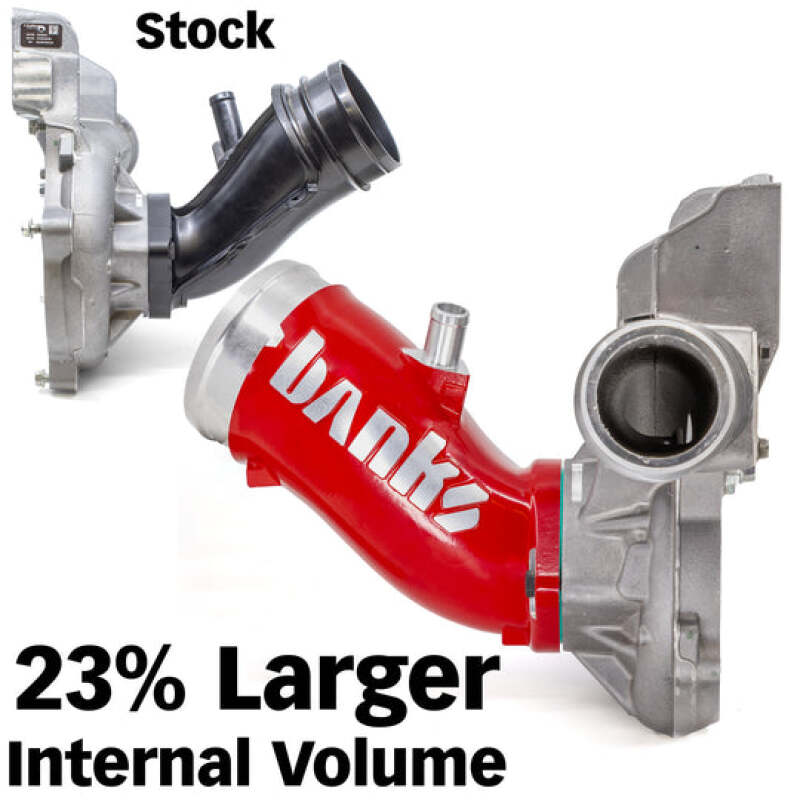 Banks Power 17-24 Chevrolet/GMC Duramax L5P Monster-Ram Turbo Inlet Elbow - Natural Aluminum