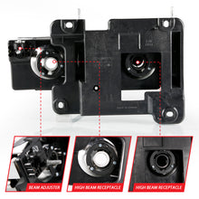 Load image into Gallery viewer, ANZO 1999-2000 Cadillac Escalade Crystal Headlights with LED Light Bar - Black Housing, Clear Lens (Pair)