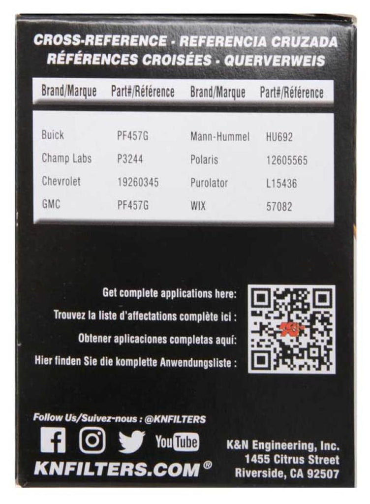 K&N Engineering KNNHP-7000 Cartridge Oil Filter for Saab 9-3 and More