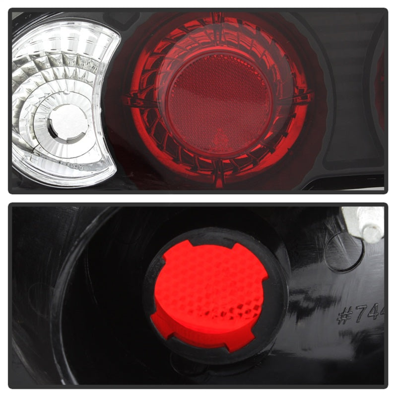 Spyder Auto Acura RSX 2002-2004 Euro Style Tail Lights with Black Finish Part Number ALT-YD-ARSX02-BK