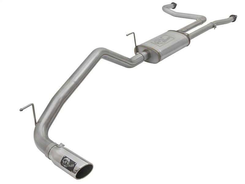 aFe MACH Force-Xp 2-1/2 Inch Cat-Back Exhaust System with Polished Tip for 2016-2017 Nissan Titan XD and Titan V8 5.6L