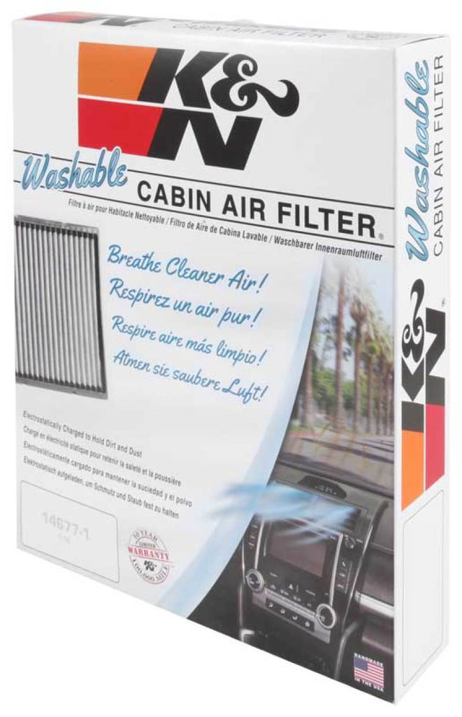 K&N 08-20 Dodge Grand Caravan 3.6L Cabin Air Filter - Washable & Reusable