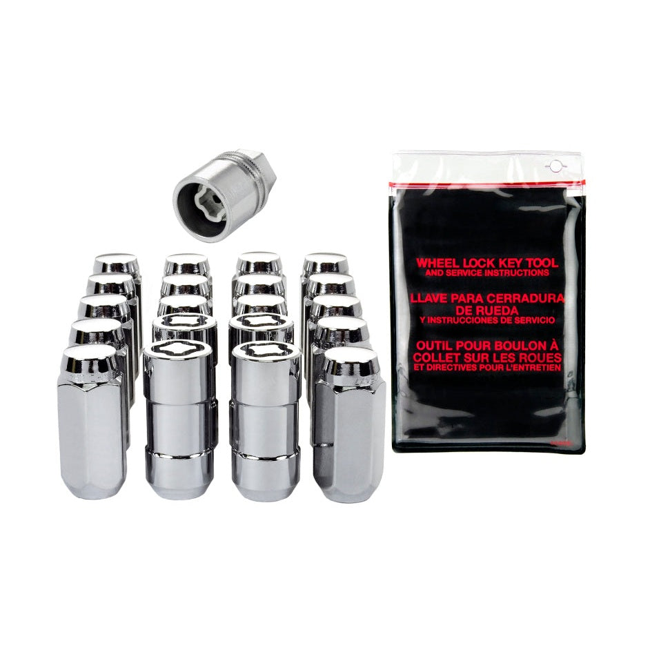 McGard 5 Lug Cone Seat Wheel Lock and Lug Nut Installation Kit – 9/16-18 Thread, Chrome Finish