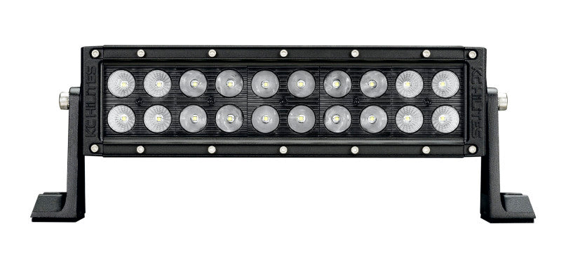 KC HiLiTES C-Series 10-inch C10 LED Combo Beam Light Bar with Harness * 60W Off-Road LED Lighting for Trucks and SUVs