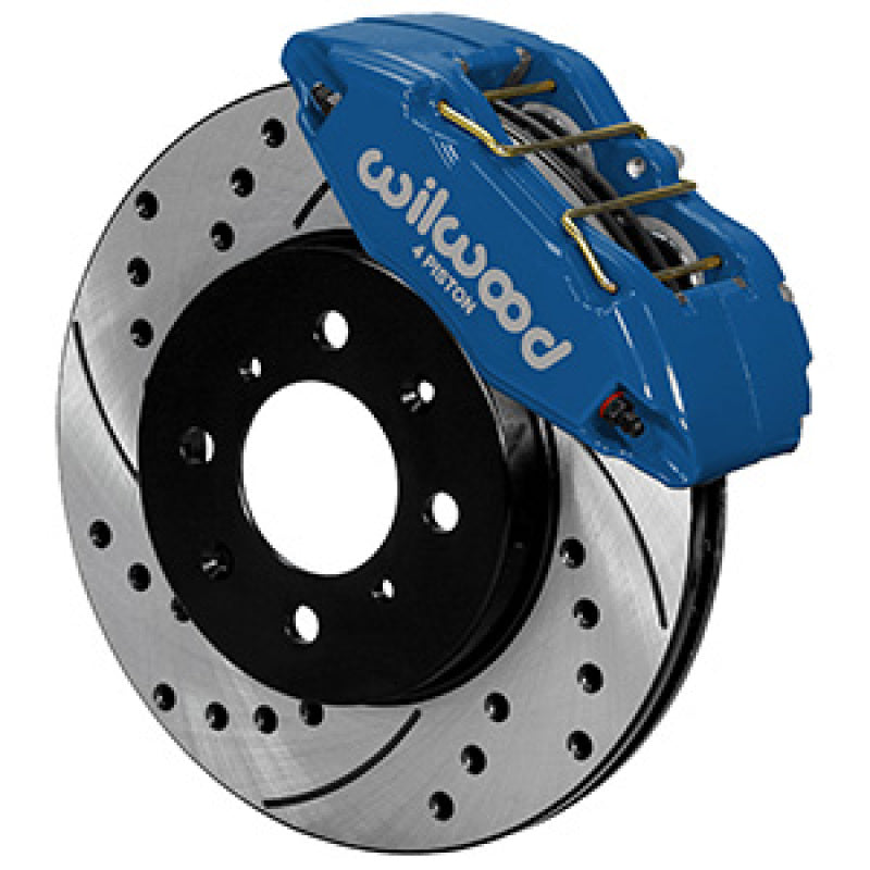 Wilwood DPHA Front Caliper & Rotor Kit for Honda / Acura with 262mm OE Rotor * Competition Blue