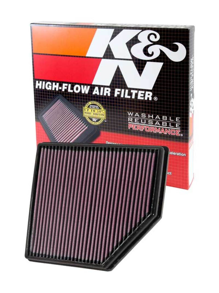 K&N Replacement High-Flow Air Filter for Volvo S80 & S60 3.2L L6 Models