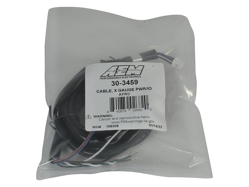 AEM Power Harness for 30-0300 X-Series Wideband Gauge - Automotive Electrical Connector and Wiring Loom