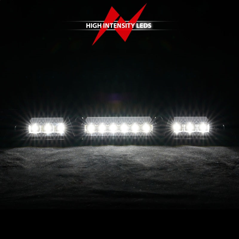 ANZO 15-20 Ford F-150 F-450 LED Third Brake Light Assembly with Smoke Lens and Black Housing