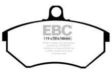 Load image into Gallery viewer, EBC Redstuff Ceramic Low Dust Front Brake Pads for Volkswagen Cabriolet 1.8