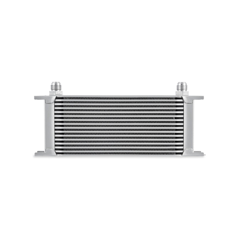 Mishimoto Universal 16-Row Oil Cooler - Silver for Engine Temperature Management