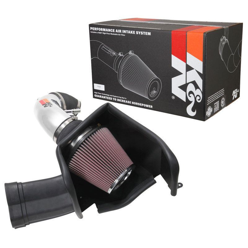 K&N Engineering Cold Air Intake System for 2018-2022 Ford Mustang GT V8 5.0L - Part Number: knn69-3540TP