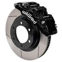 Load image into Gallery viewer, Wilwood Aero6-DM Black Front Brake Kit for Toyota 4Runner (2015-2021) * Slotted Rotors, Part #wil140-17284