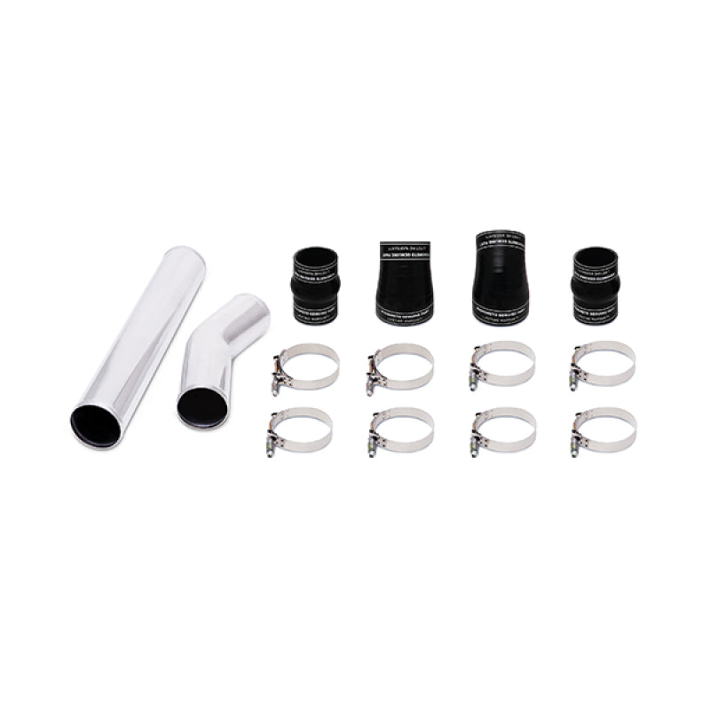 Mishimoto 94-02 Dodge Ram 2500 5.9L Cummins Intercooler Kit with Polished Aluminum Pipes – Silver