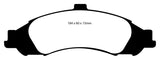 EBC Redstuff Ceramic Low Dust Front Brake Pads for 2004 Pontiac GTO 5.7