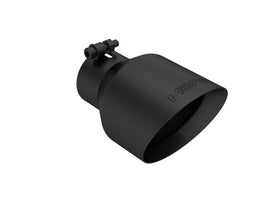 MBRP Universal 3-inch Hex Exhaust Tip with Black Coating, Dual Wall Design, 8-inch Length