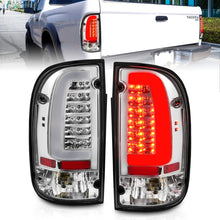 Load image into Gallery viewer, ANZO 95-00 Toyota Tacoma LED Tail Light Pair with Chrome Housing and Clear Lens