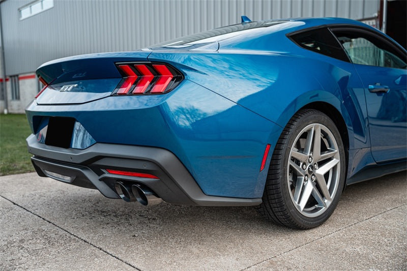 CORSA Performance 2024 Mustang GT Active Exhaust Collection with 3-inch Cat-Back System and Black Pro-Series Tips