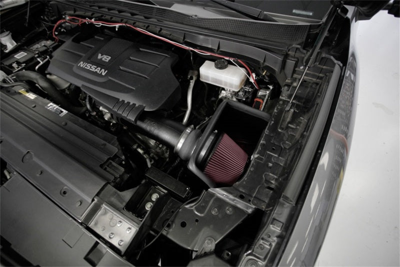 K&N Engineering 63-6019 High-Flow Cold Air Intake System for 2017-2018 Nissan Titan V8-5.6L F/I