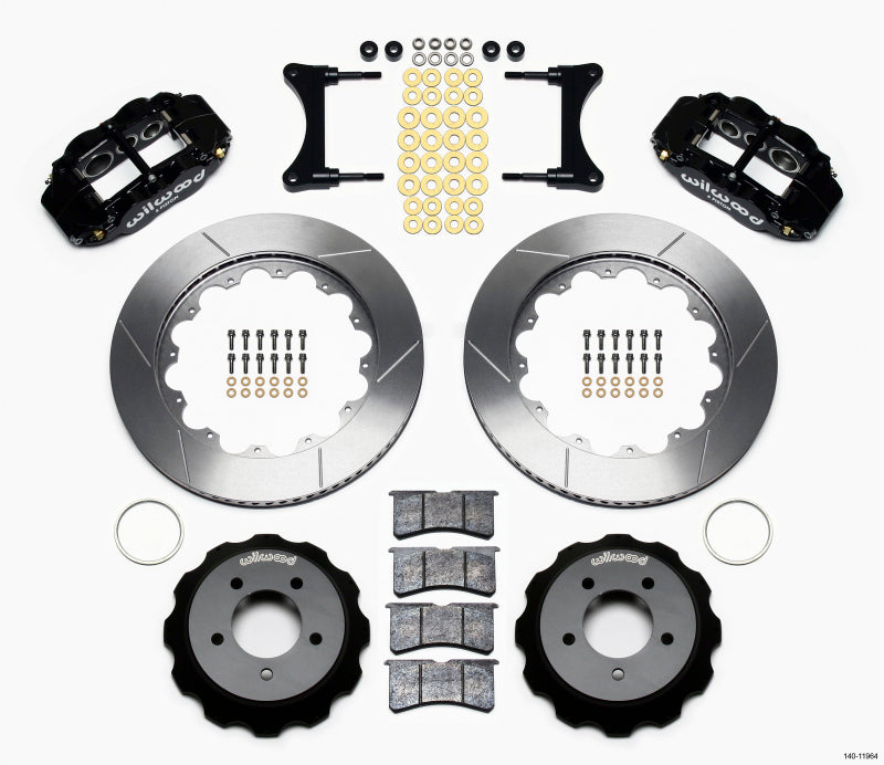 Wilwood Narrow Superlite 6R Front Hat Kit for 1993-1996 Mazda RX-7 * 14-inch Big Brake Upgrade