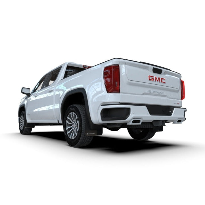 Rally Armor UR Series Mud Flaps for GMC Sierra 1500 (2019-2024) – Black with Red Logo