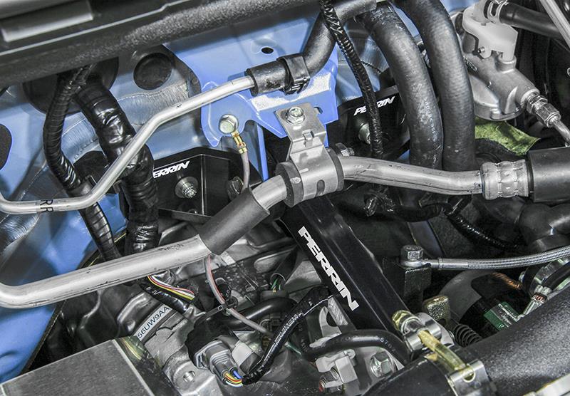 Perrin Performance Pitch Stop Mount and Firewall Brace for 2015-2021 Subaru Impreza, WRX, and STI - Black