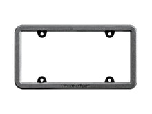 Load image into Gallery viewer, WeatherTech BumpFrame License Plate Frame, Black Satin Textured Finish, Part wet8ALPBF1