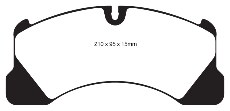 EBC Yellowstuff Brake Pads for Porsche Cayenne 3.0 Supercharged Hybrid - Front