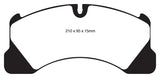 EBC Yellowstuff Brake Pads for Porsche Cayenne 3.0 Supercharged Hybrid - Front