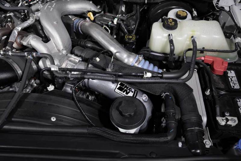 K&N Engineering Part 77-1002KC Charge Pipe Kit for 2017-2021 Ford F-250 and F-350 6.7L Turbo Diesel