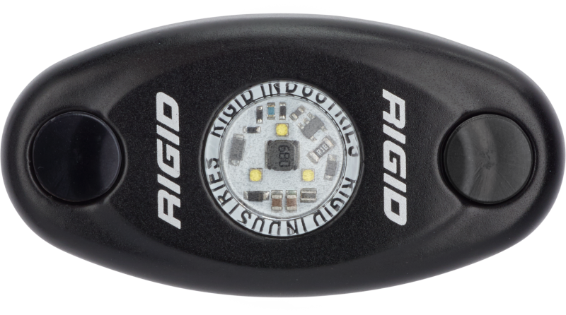 Rigid Industries A-Series LED Accessory Light - Black - Low Strength - Red