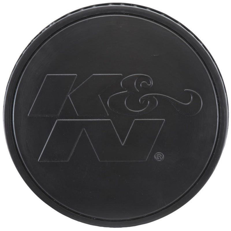 K&N Engineering Part RU-5283HBK Universal Rubber Round Tapered Air Filter for Ford F-250 Super Duty