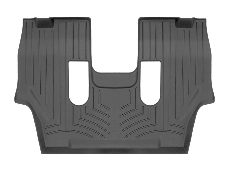 WeatherTech FloorLiner HP Rear Third-Row Floor Mat for 2016+ Dodge Durango, Black - Part Number WET443245IM