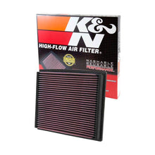 Load image into Gallery viewer, K&amp;N Engineering High-Flow Drop-In Air Filter Part Number KNn33-2125 for Volkswagen Passat, Audi, Skoda