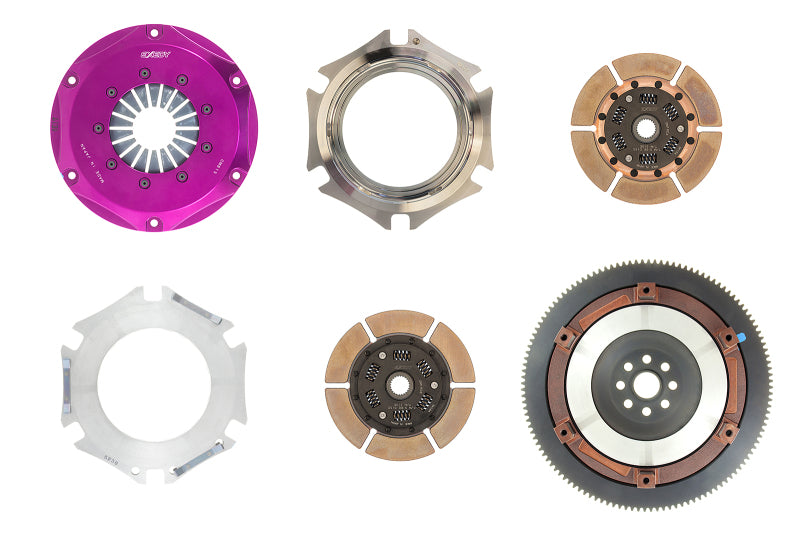 Exedy Hyper Twin Cerametallic Clutch Kit for Subaru Legacy 2005-2007 – High-Performance 200mm Push Type Dual Plate Clutch