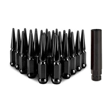 Load image into Gallery viewer, Mishimoto Steel Spiked Lug Nuts M12 x 1.5 – 24-Piece Set in Black