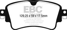Load image into Gallery viewer, EBC Redstuff Ceramic Low Dust Brake Pads for 2017-2018 Audi A4 and S4 Models