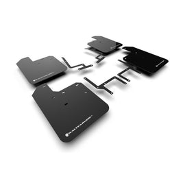 Rally Armor 515112 UR Series Mud Flaps for Jeep Wrangler 2019-2020 with White Logo in Black and White