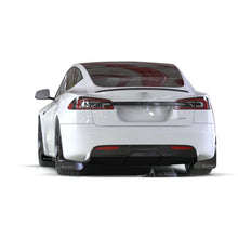 Load image into Gallery viewer, Rally Armor UR Series Mud Flaps for Tesla Model S (2021-2024) – Black with Red Logo
