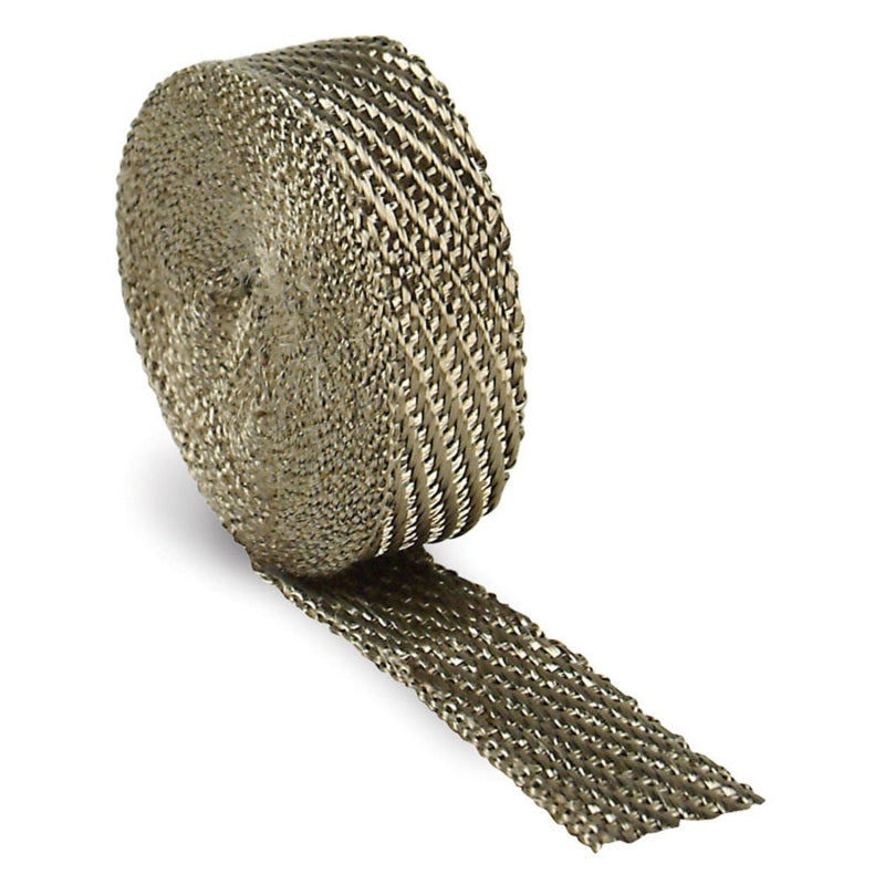 DEI Titanium Exhaust Wrap 1 Inch x 15 Feet with LR Technology for Automotive and Motorcycle Applications
