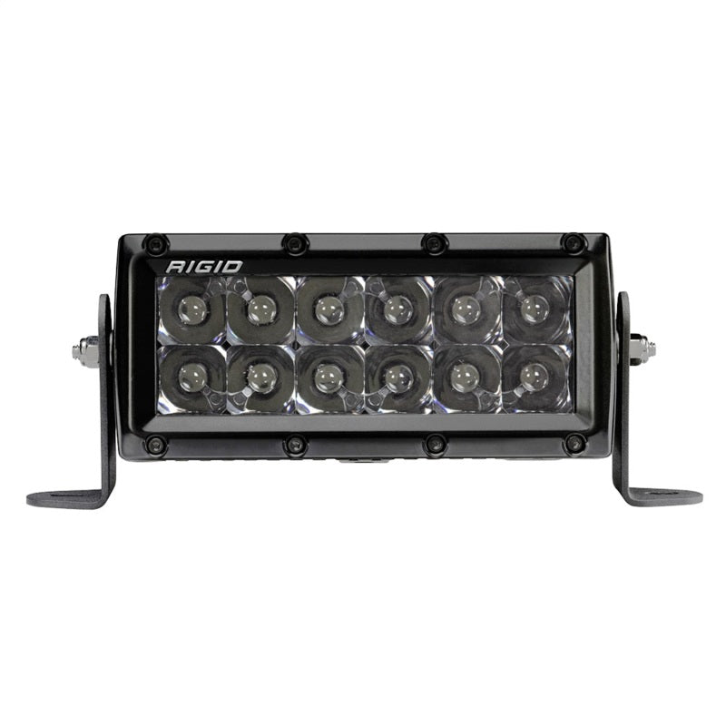 Rigid Industries 6-inch E-Series Spot Midnight Edition LED Light Bar - High-Performance Off-Road and Automotive Lighting