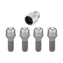 Load image into Gallery viewer, McGard Chrome Cone Seat Wheel Lock Bolt Set M14 x 1.25 Thread - 4 Pack with Key