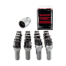 Load image into Gallery viewer, McGard 5 Lug Hex Install Kit with Wheel Locks for M14x1.5 Vehicles – Black Cone Seat Bolts