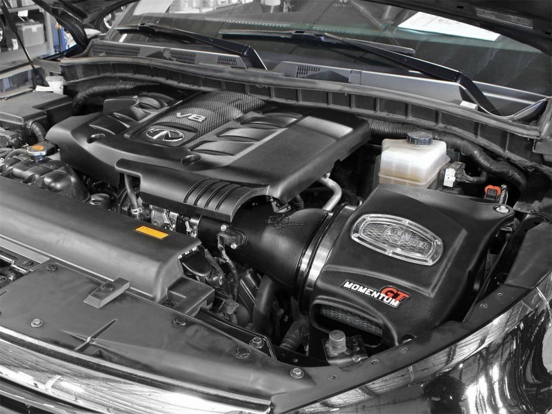 aFe MagnumFORCE Pro Dry S Cold Air Intake System with Pro DRY S Filter for Nissan Armada, Infiniti QX80, and Nissan Patrol * Part Number afe51-76103