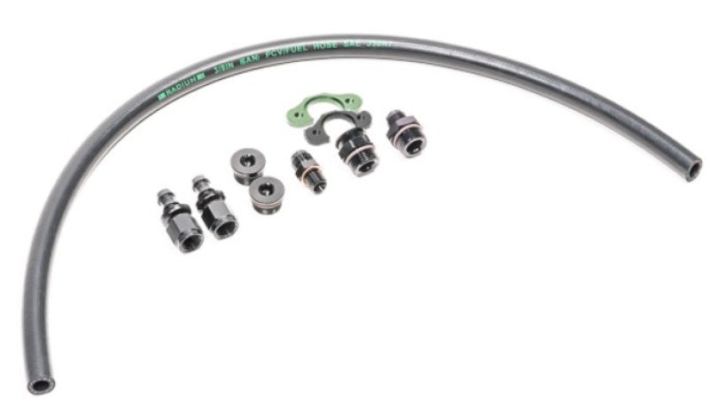 Radium Engineering Fuel Line Plumbing Kit for Mitsubishi 4G63 Early Fuel Rail - Part Number rad20-0533-PK