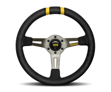 Load image into Gallery viewer, MOMO MODDRIFT 330mm Steering Wheel with Black Suede and Alloy Spokes – Part R1907/33S