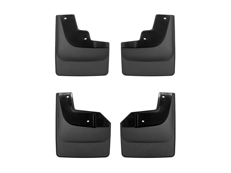WeatherTech DigitalFit No-Drill MudFlaps for Ford F-150 Raptor 2021-2024, Black