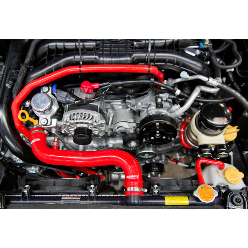 Mishimoto Silicone Ancillary Hose Kit for 2015-2021 Subaru WRX - Red